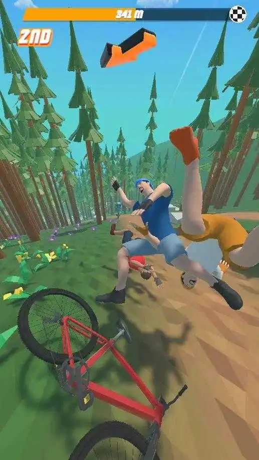 自行车山地赛3D游戏截图