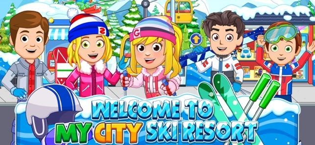 我的城市滑雪场游戏截图
