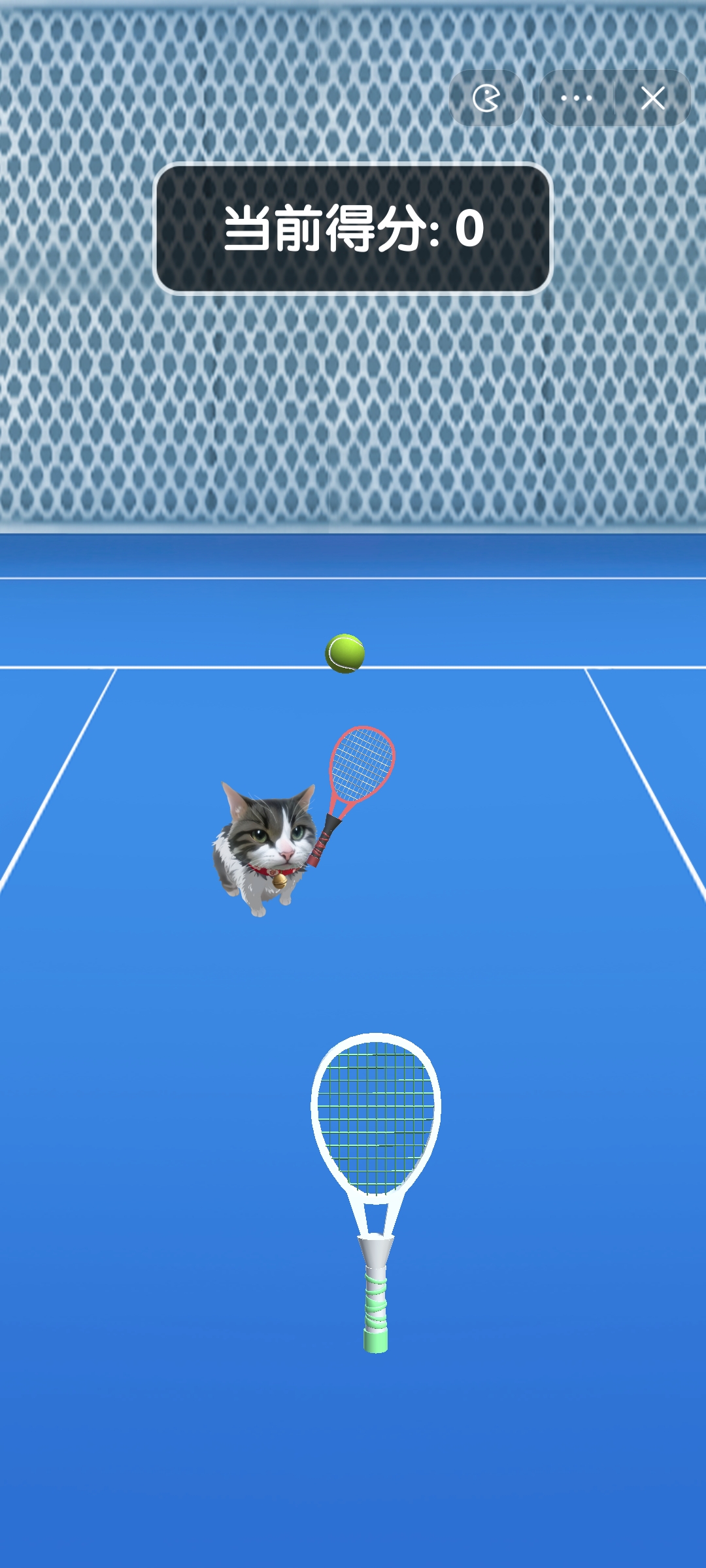 猫咪网球游戏截图