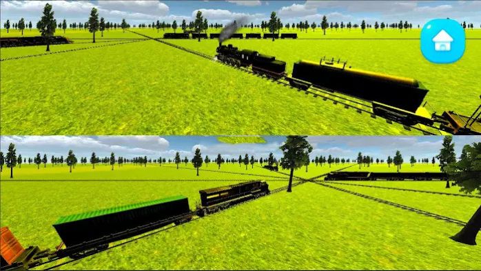 火车碰撞铁路模拟游戏截图
