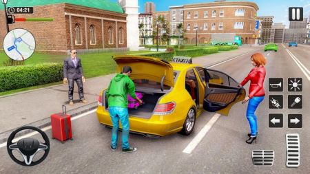 出租车司机3D城市出租车游戏截图