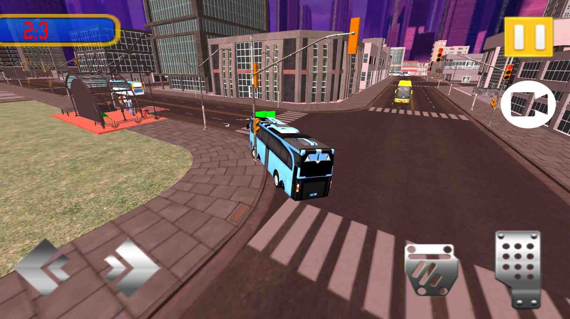 城市公交车驾驶模拟游戏截图