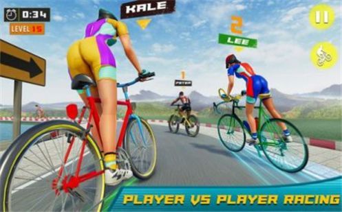 城市自行车竞赛游戏截图