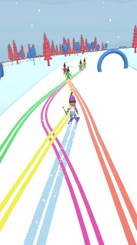 滑雪山者游戏截图