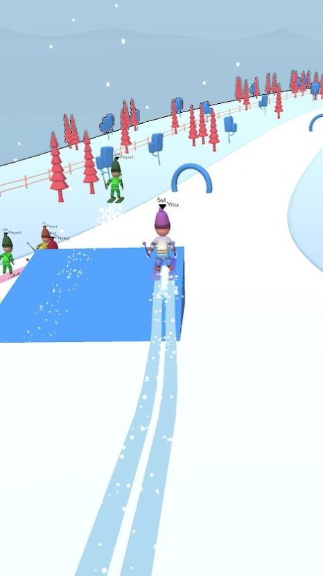 滑雪山者游戏截图