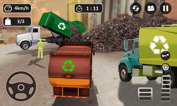 模拟垃圾车清洁游戏截图