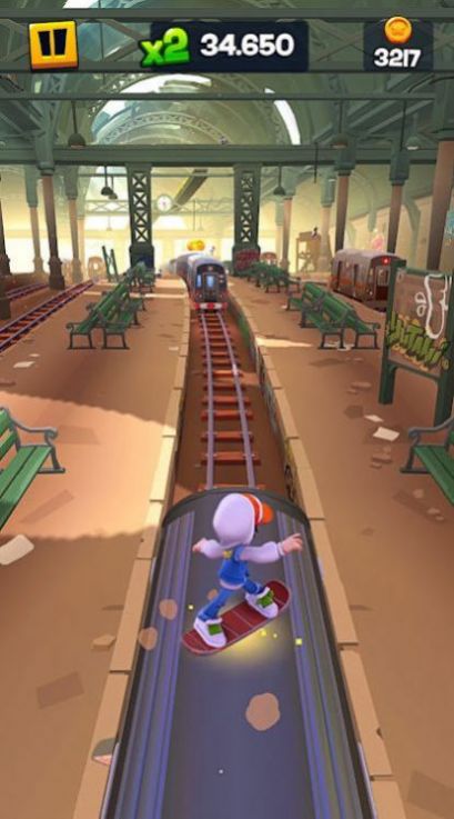 地铁跑酷滑板英雄星座版游戏截图