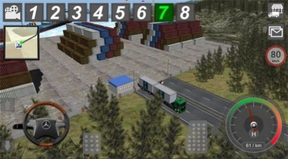 奔驰卡车模拟器游戏截图