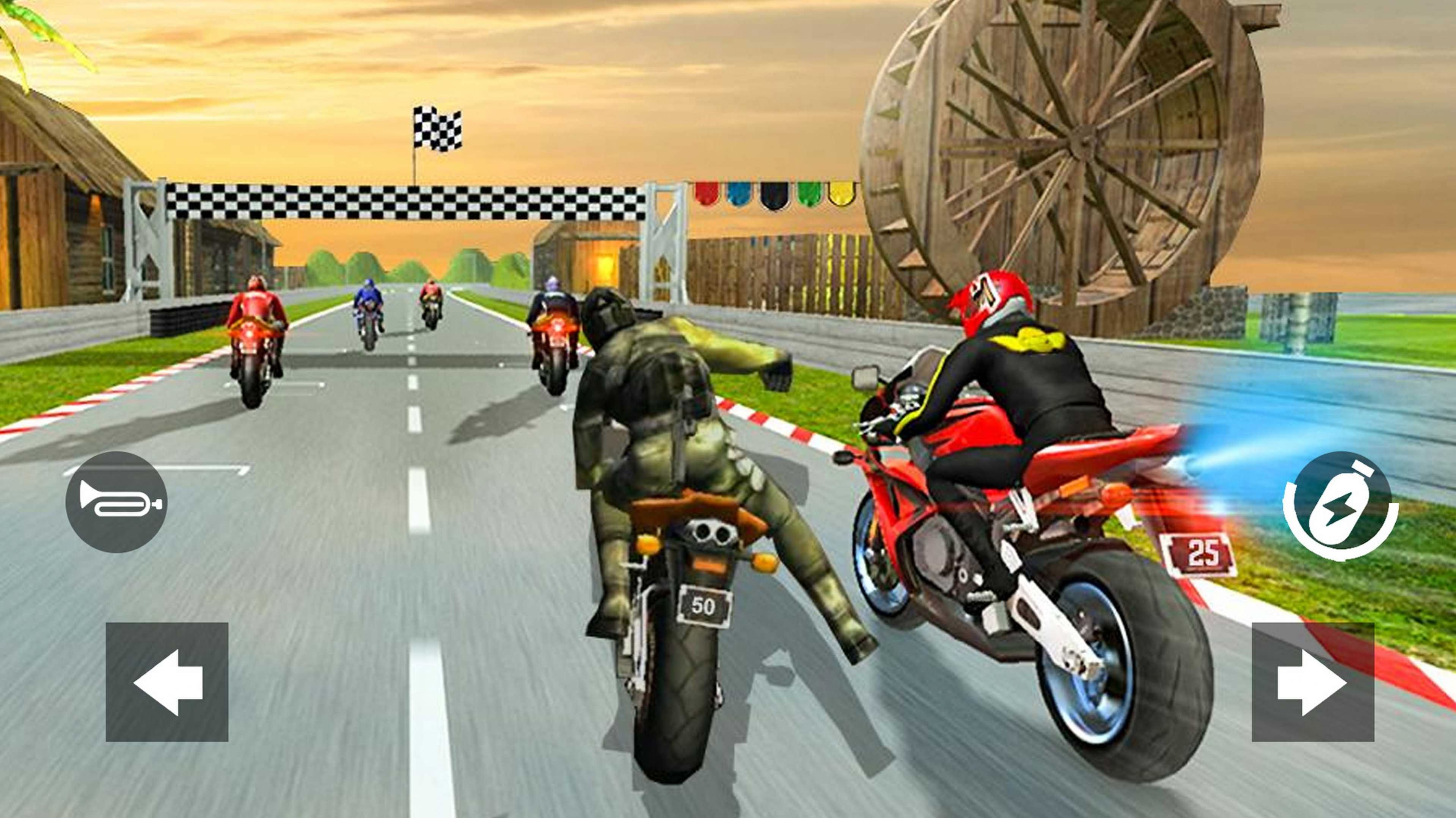 Motorbike Kick Race游戏截图