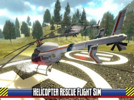 直升机的模拟救援游戏截图