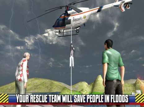 直升机的模拟救援游戏截图