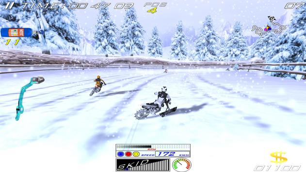 雪地极限自行车游戏截图