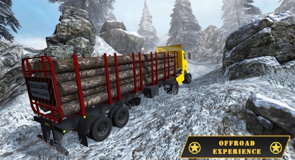 雪地卡车运输游戏截图