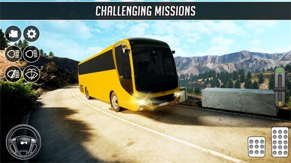 巴士山地驾驶模拟器游戏截图