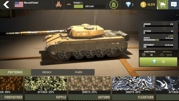 战争机器坦克军队游戏截图