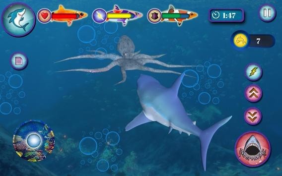 海洋鲨鱼模拟器游戏截图