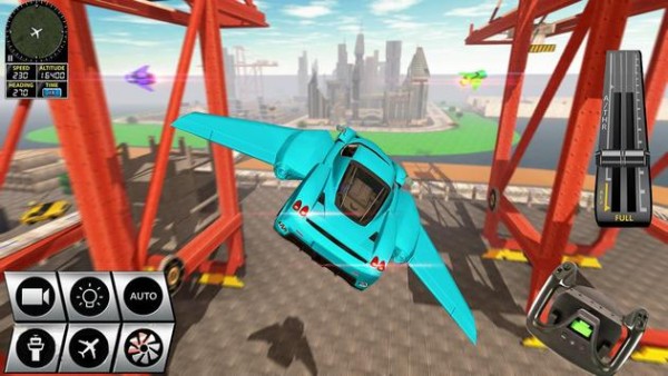 未来派飞行汽车赛车游戏截图
