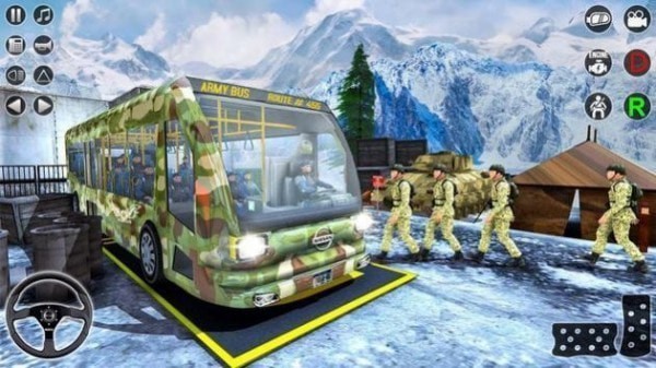 军队巴士驾驶游戏截图