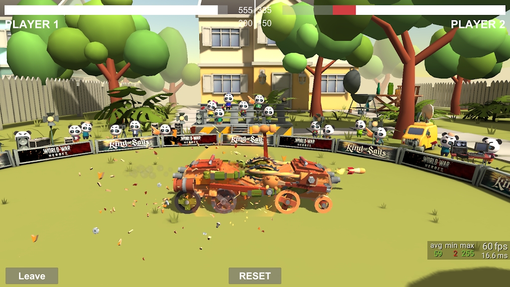 坦克碰撞战斗机器人之星游戏截图