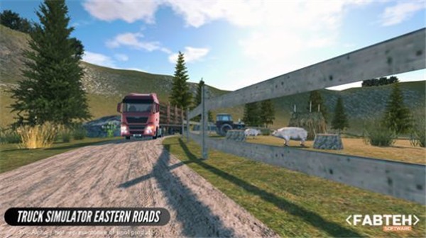 卡车模拟器东部道路游戏截图