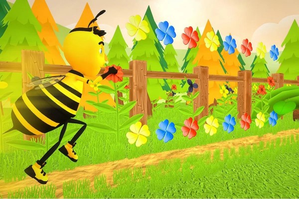 飞行蜜蜂跑酷游戏截图