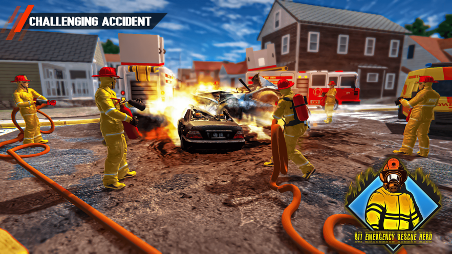 911紧急情况救援英雄模拟游戏截图