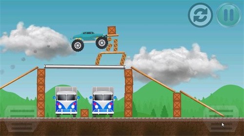 怪物卡车跳跃游戏截图