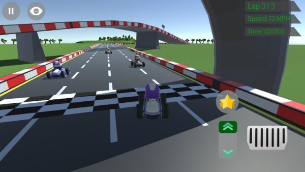 小型快速赛车游戏截图