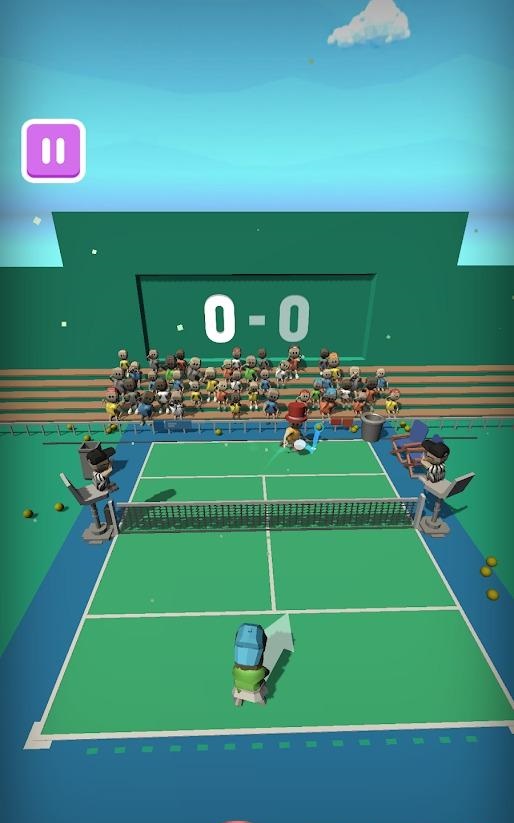 指划网球游戏截图