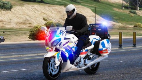 警察摩托车追逐2021游戏截图