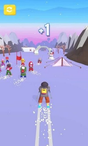 滑雪竞赛3D游戏截图