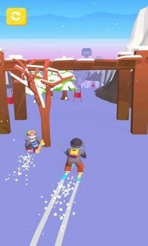 滑雪竞赛3D游戏截图