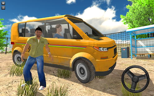 村庄出租车驾驶模拟器游戏截图