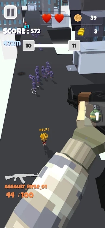 忍者直升机射击3D游戏截图