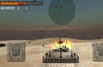钢铁坦克火力射击游戏截图