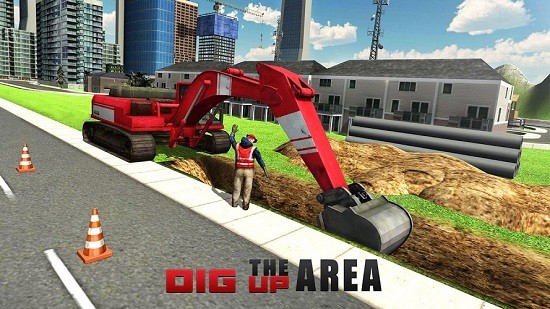 重型挖掘机驾驶3D游戏截图