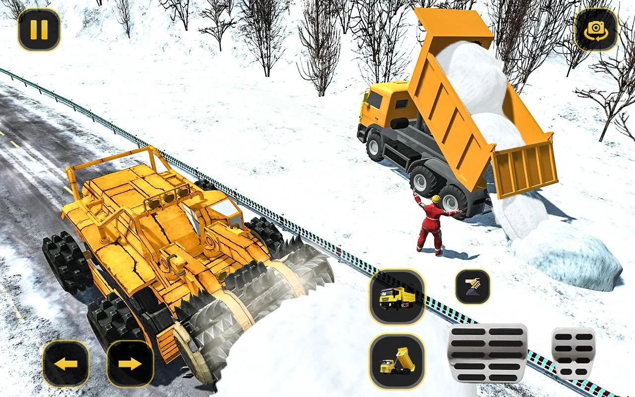 扫雪驾驶模拟游戏截图