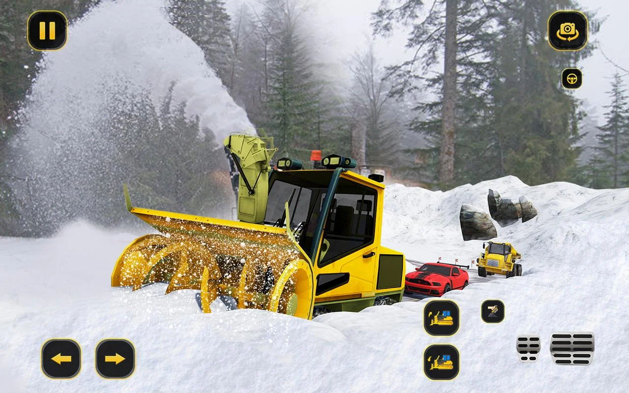 扫雪驾驶模拟游戏截图