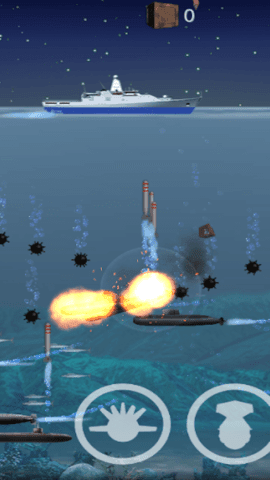 战舰大战潜水艇游戏截图