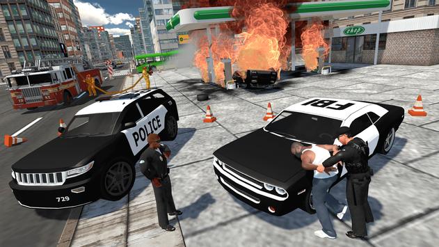 警车城市驾驶模拟游戏截图