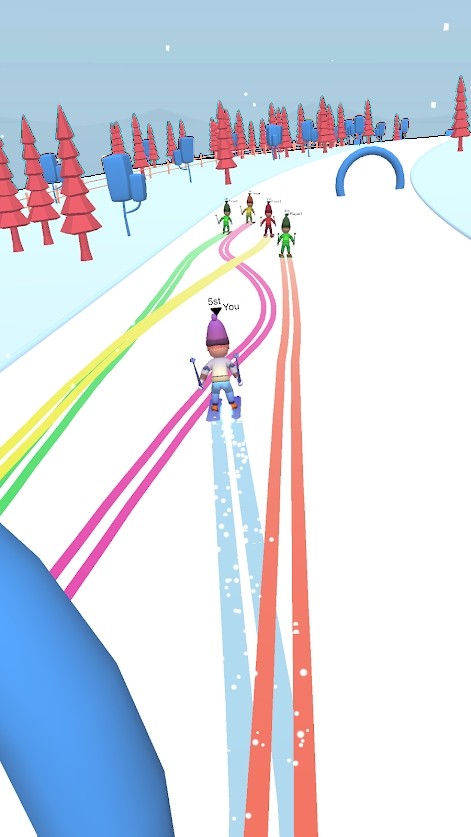滑雪山3d游戏截图