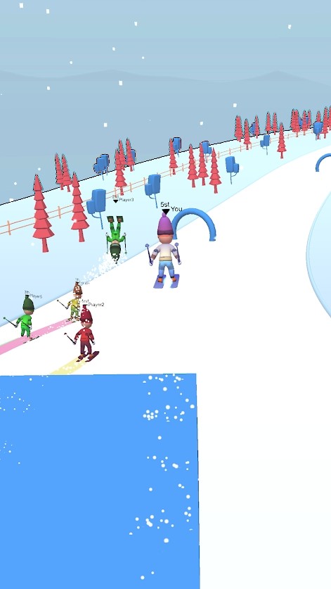 滑雪山3d游戏截图