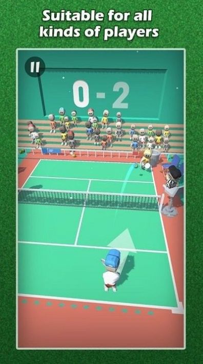 自由挥动网球游戏截图