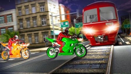 公路交通摩托车赛游戏截图