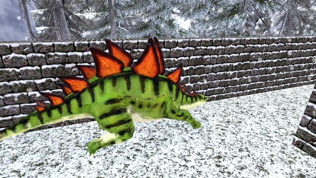野生恐龙冬季丛林3D游戏截图