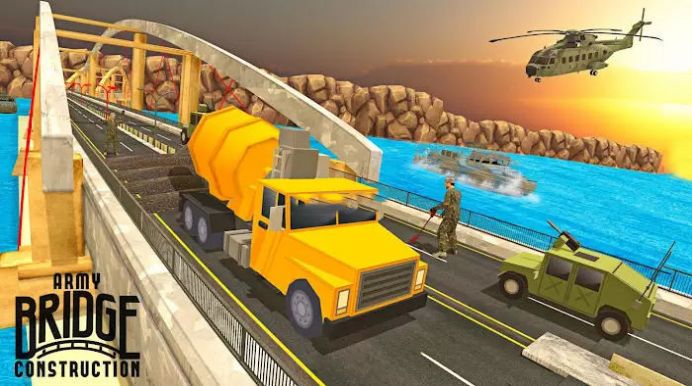 美国陆军大桥建造河道模拟器游戏截图