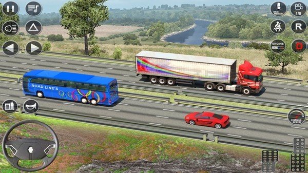 欧元卡车驾驶模拟器游戏截图