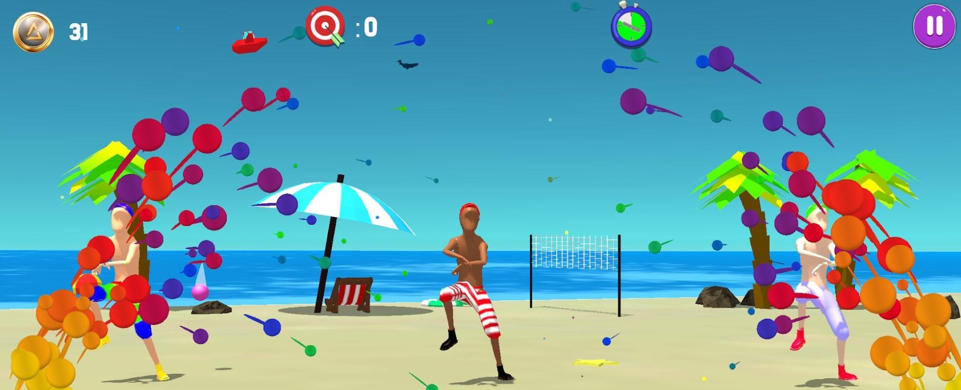 3D乒乓球海滩派对游戏截图