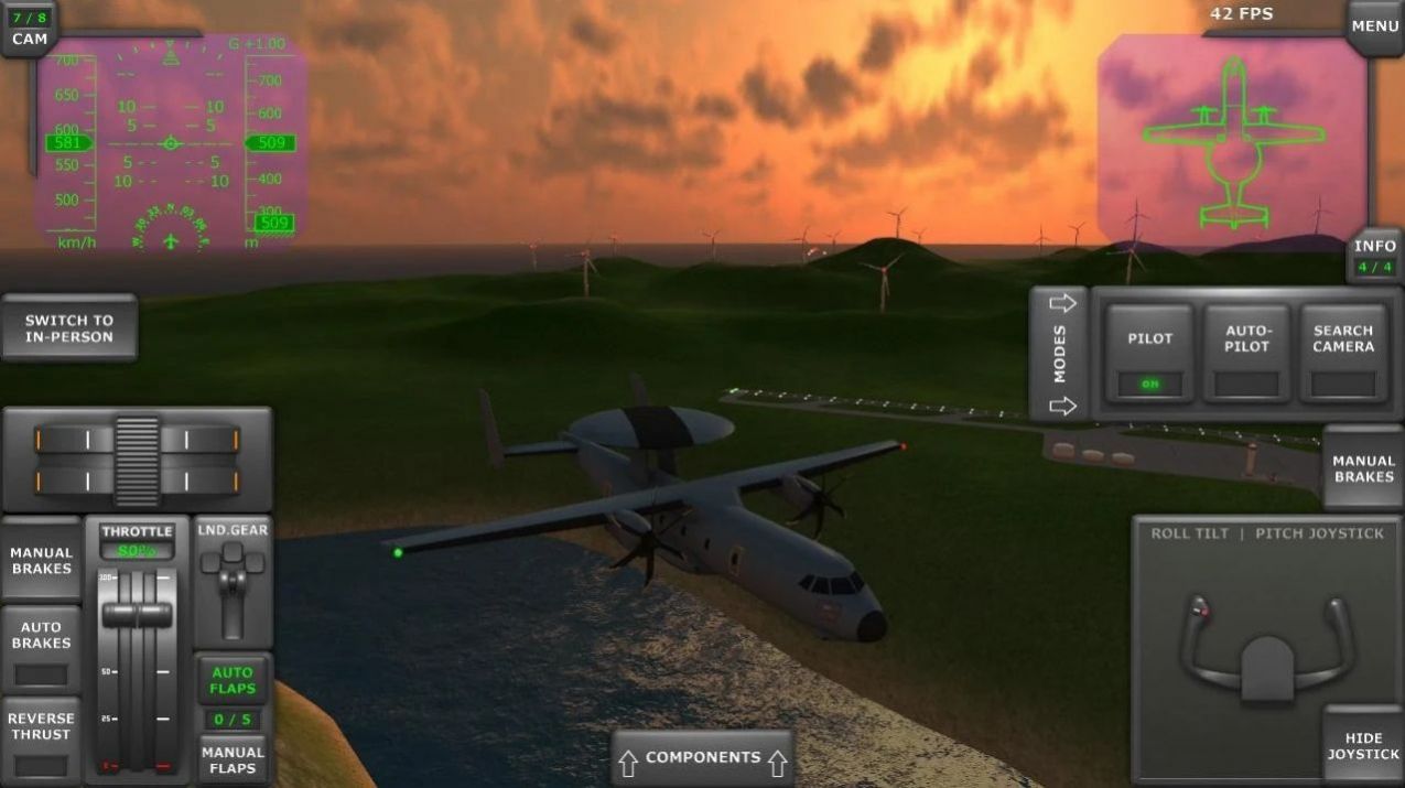 涡轮螺旋桨飞机模拟器游戏截图