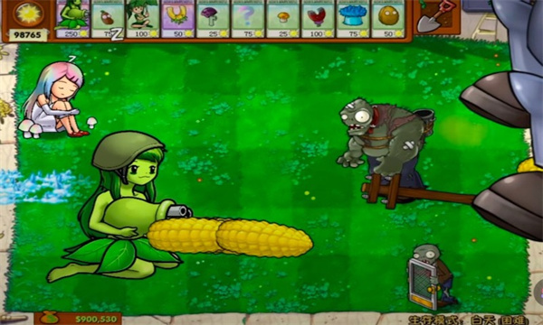 植物防御战娘化版游戏截图